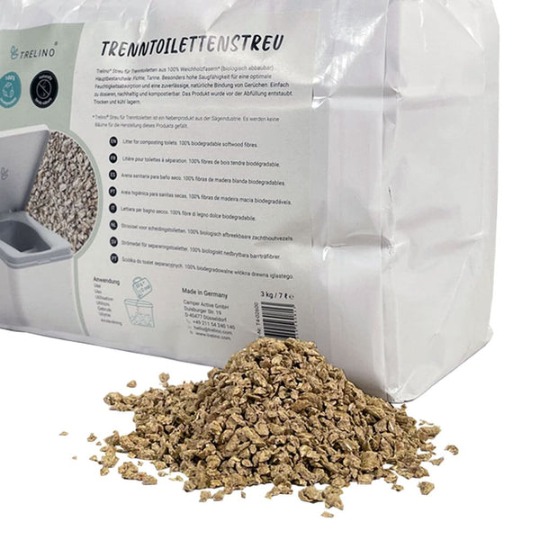 Trelino® • Trenntoilettenstreu, 7 Liter