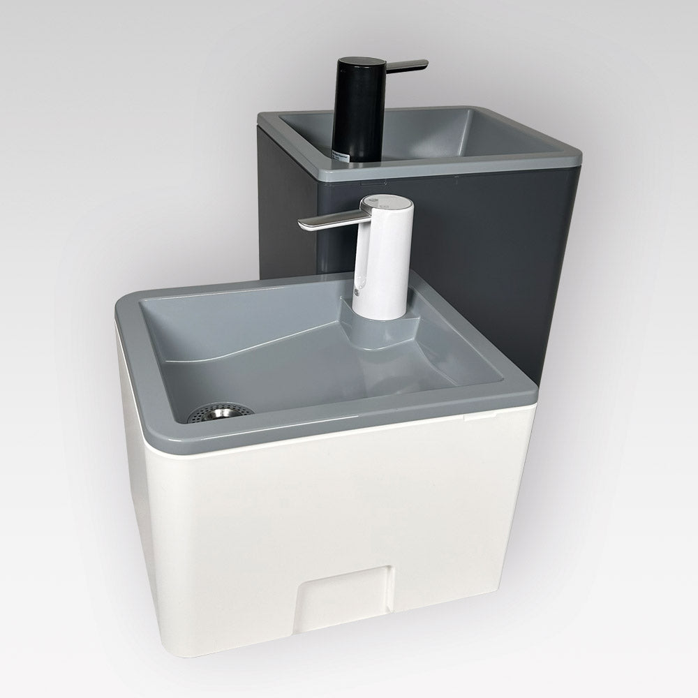 camping waschbecken pumpe Trelino® Splash • Tragbares Waschbecken für Outdoor & Vanlife – MeineTrenntoilette